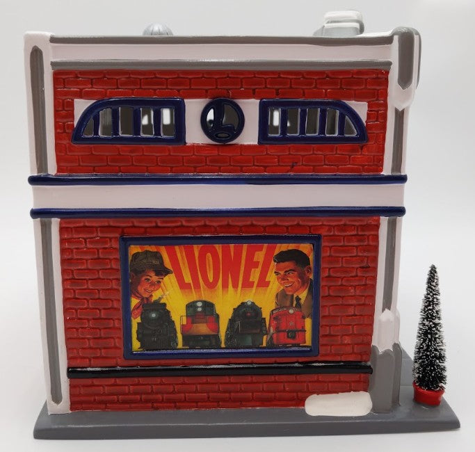 Dept 56 54947 The Original Snow Village Lionel Electric Train Shop EX/Box