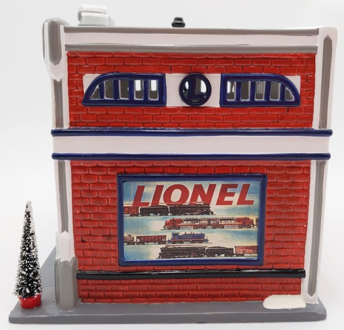 Dept 56 54947 The Original Snow Village Lionel Electric Train Shop EX/Box