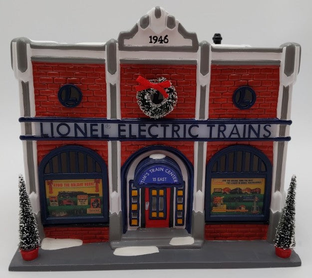Dept 56 54947 The Original Snow Village Lionel Electric Train Shop EX/Box