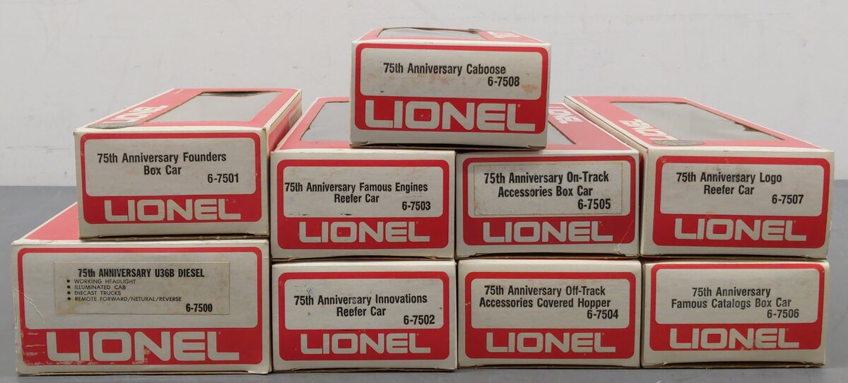 Lionel 6-1585 O Gauge 75th Anniversary Diesel Train Set EX/Box