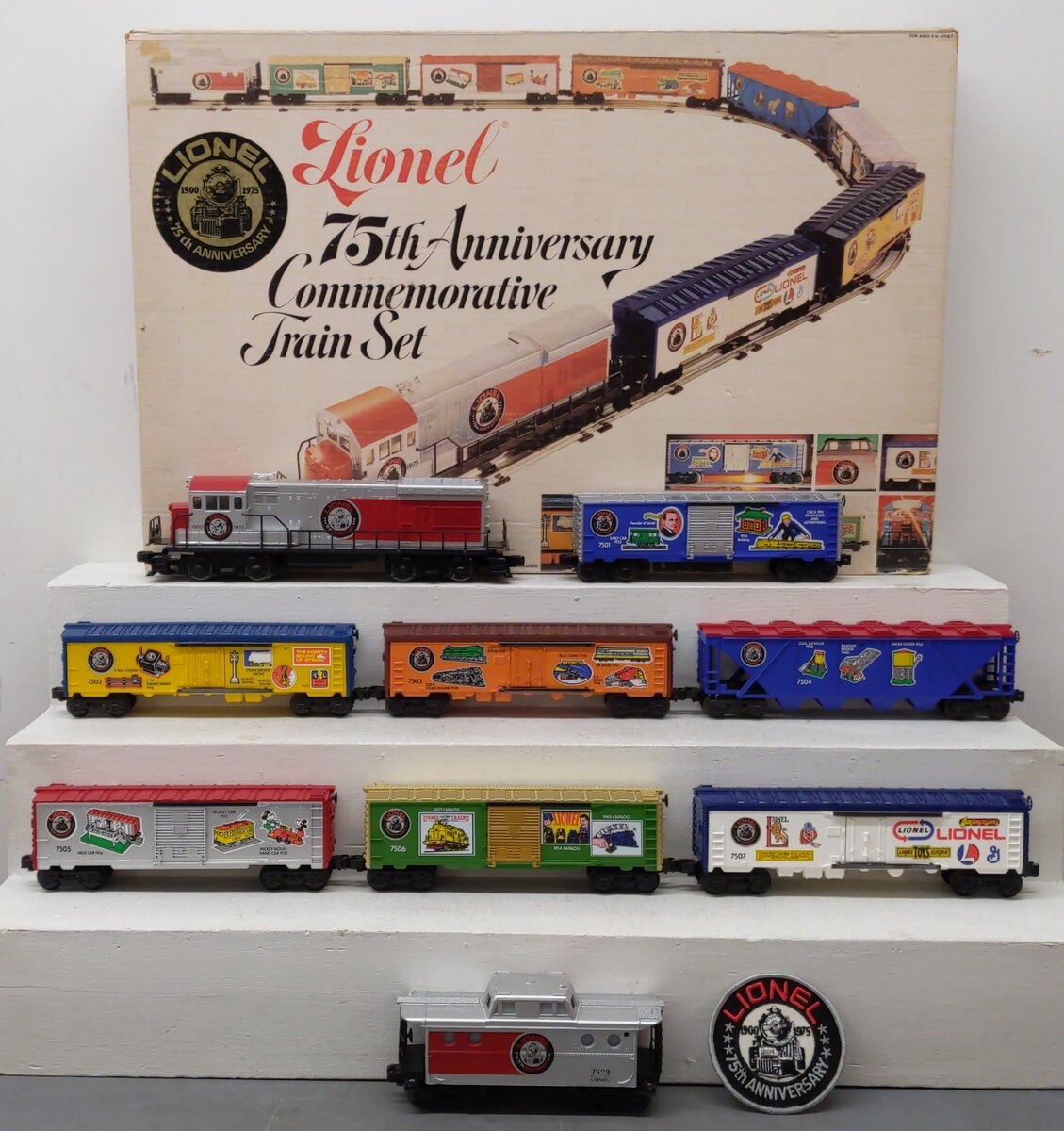 Lionel 6-1585 O Gauge 75th Anniversary Diesel Train Set EX/Box