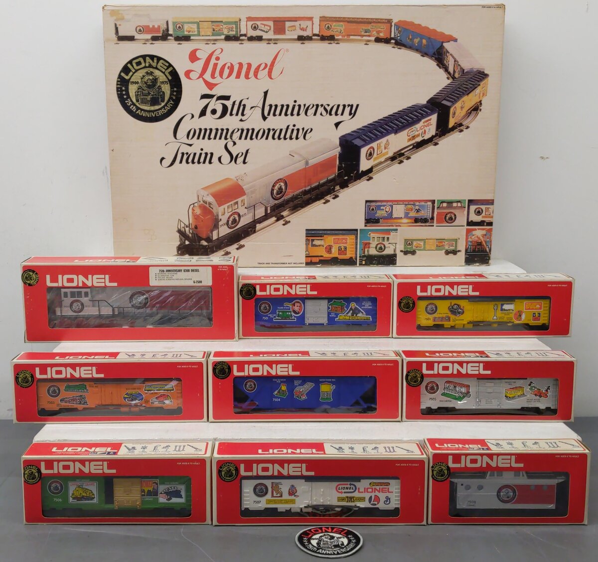 Lionel 6-1585 O Gauge 75th Anniversary Diesel Train Set EX/Box