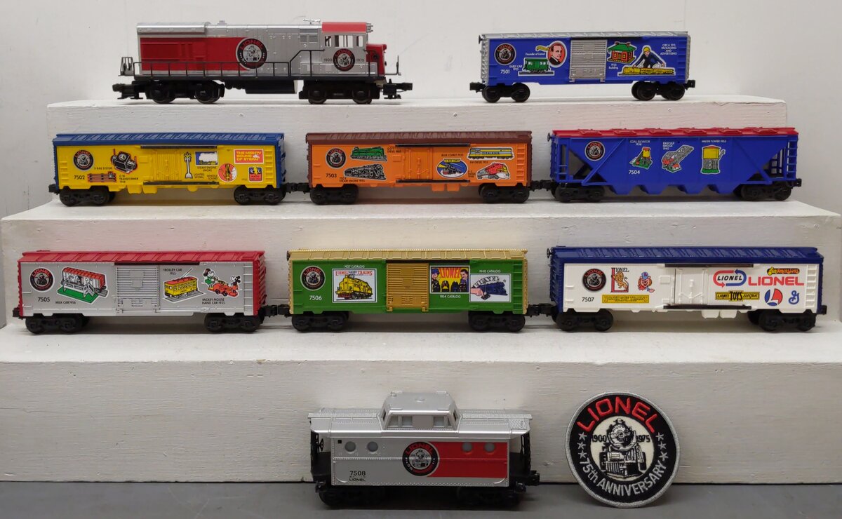 Lionel 6-1585 O Gauge 75th Anniversary Diesel Train Set EX/Box