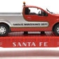 Menards 279-2640 O Gauge Santa Fe Maintenance Department Flatcar w/ Truck Load LN/Box