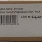 Menards 279-2640 O Gauge Santa Fe Maintenance Department Flatcar w/ Truck Load LN/Box