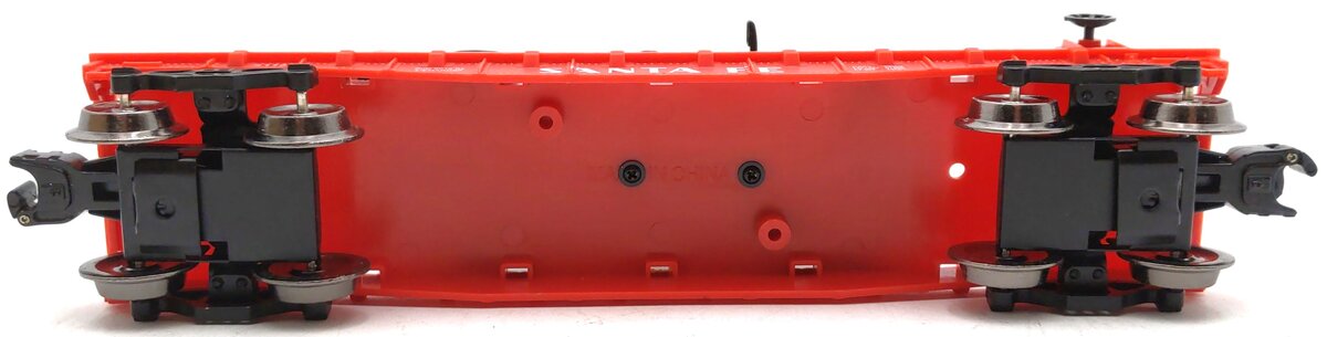 Menards 279-2640 O Gauge Santa Fe Maintenance Department Flatcar w/ Truck Load LN/Box