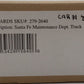 Menards 279-2640 O Gauge Santa Fe Maintenance Department Flatcar w/ Truck Load LN/Box