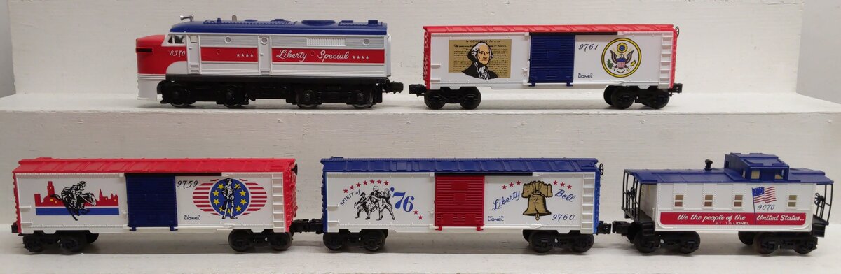 Lionel 6-1577 O Gauge The Liberty Special Bicentennial Set EX/Box