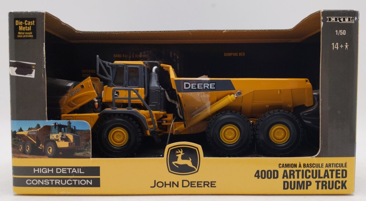 Ertl 15252 1:50 Diecast John Deere 400D Articulated Dump Truck LN/Box