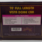 MTH 20-6718 O Gauge Alaska Railroad Full Vista Dome Car #506 NIB