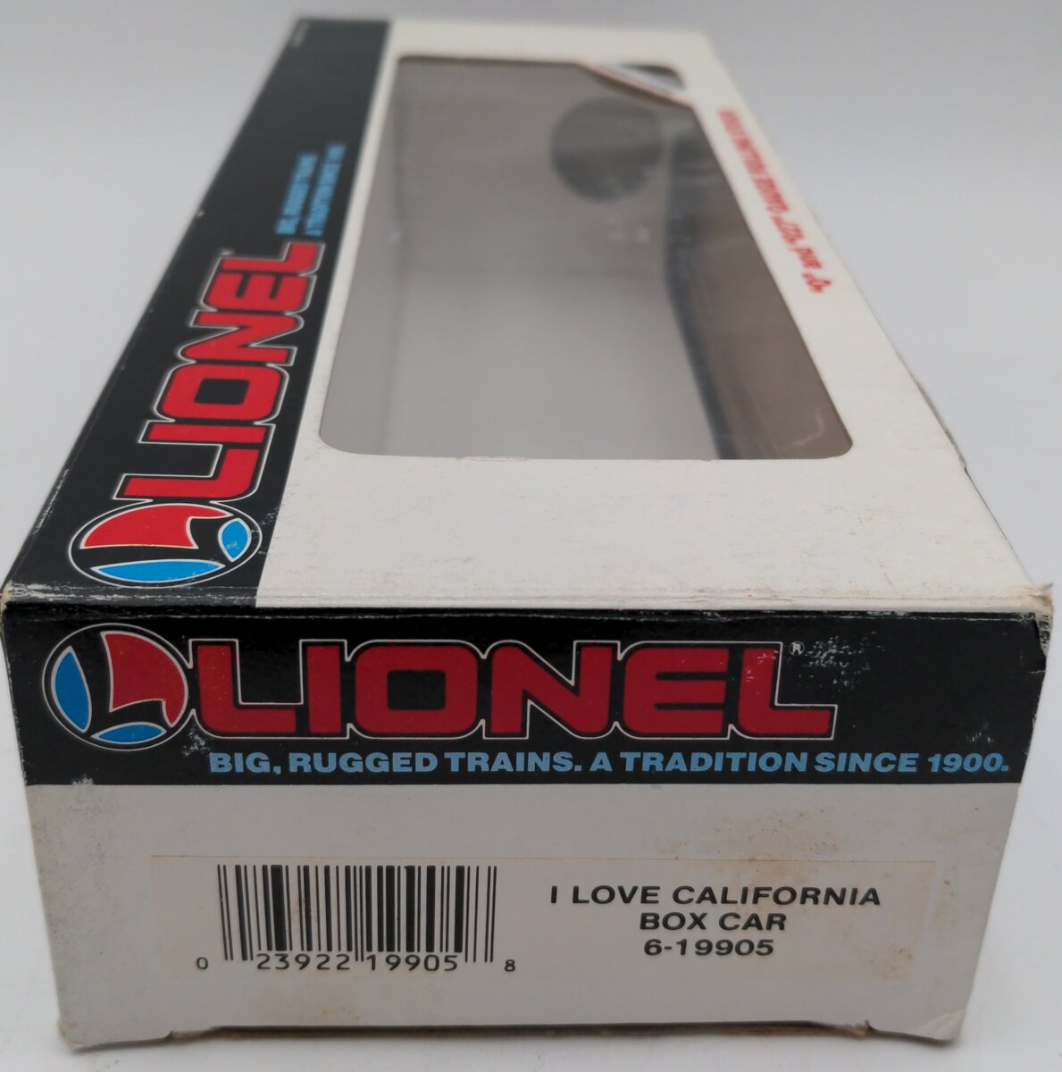 Lionel 6-19905 O Gauge I Love California Boxcar NIB