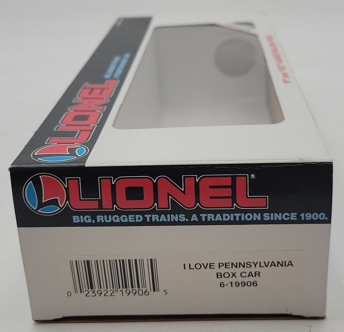 Lionel 6-19906 O Gauge I Love Pennsylvania Boxcar LN/Box