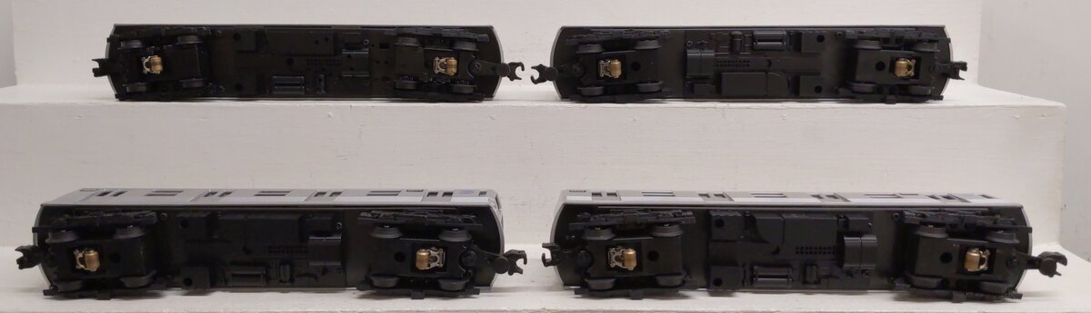 MTH 30-2162-1 O MTA R-42 Silver Subway Set with Proto w/PS1 (Set of 4) EX/Box