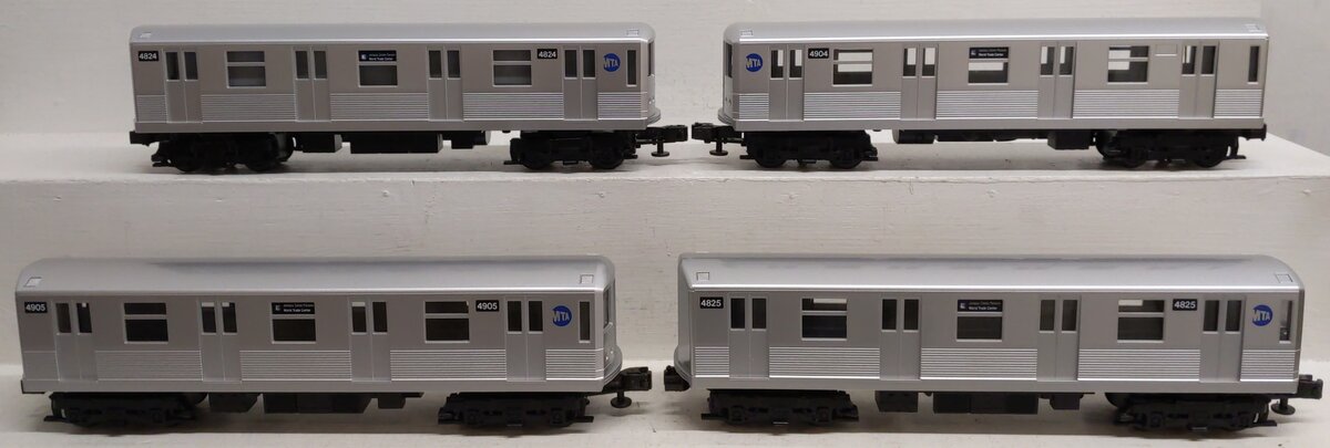 MTH 30-2162-1 O MTA R-42 Silver Subway Set with Proto w/PS1 (Set of 4) EX/Box