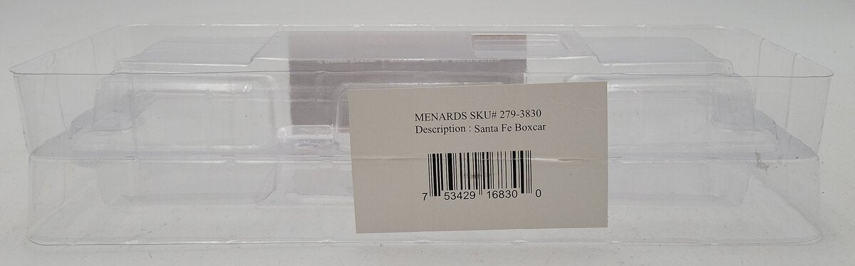 Menards 279-3830 O Gauge Santa Fe Boxcar #5537 NIB