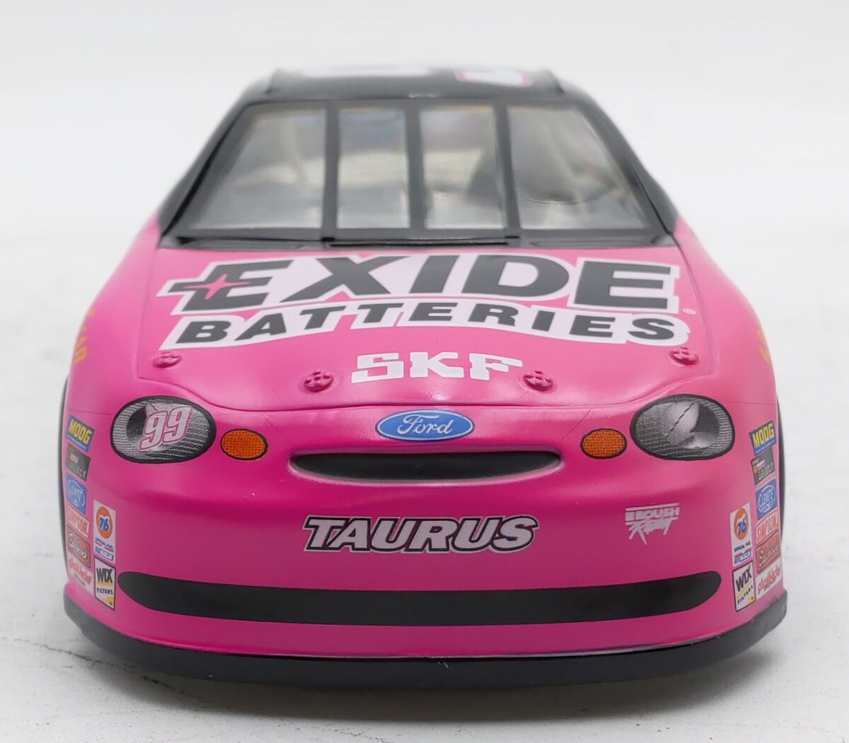 Hot Wheels 1:24 Exide Batteries Ford Taurus Diecast NASCAR #99 EX/Box