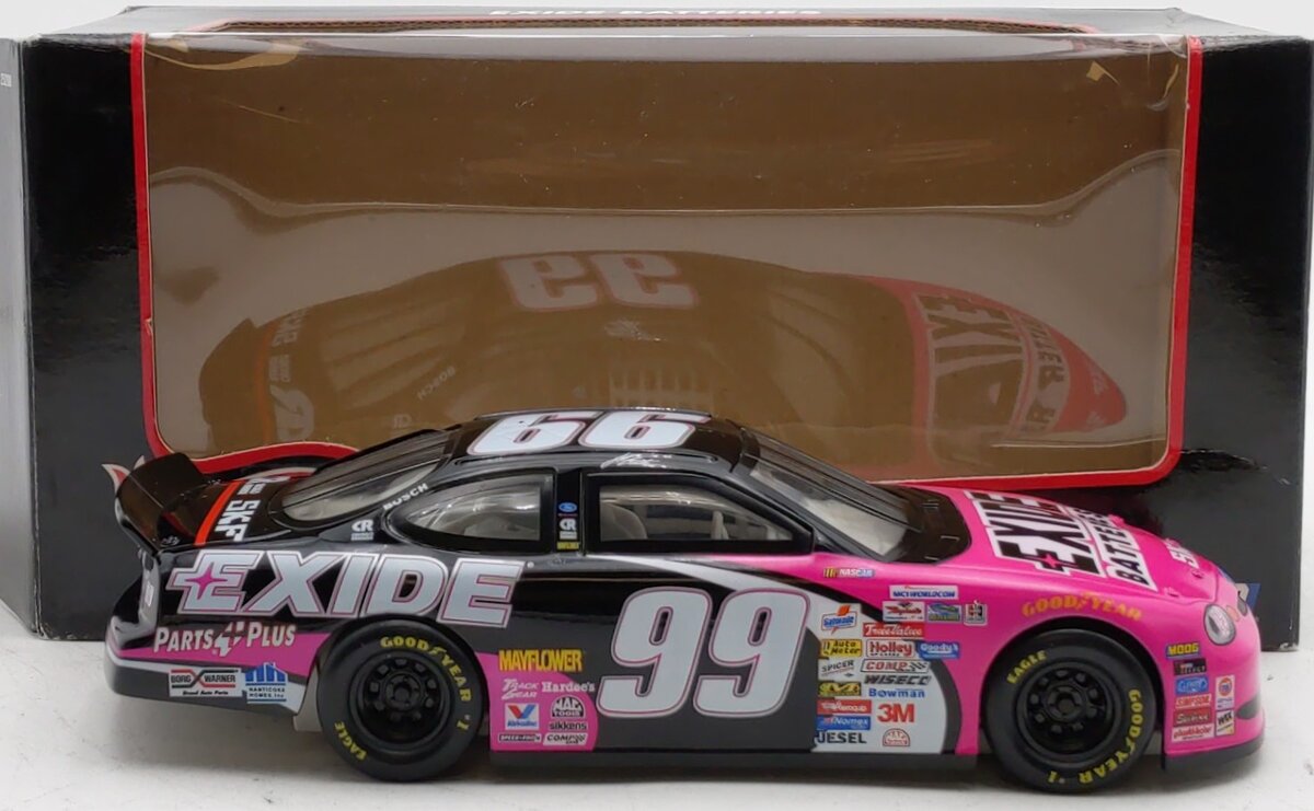 Hot Wheels 1:24 Exide Batteries Ford Taurus Diecast NASCAR #99 EX/Box