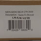 Menards 279-3830 O Gauge Santa Fe Boxcar #4040 EX/Box