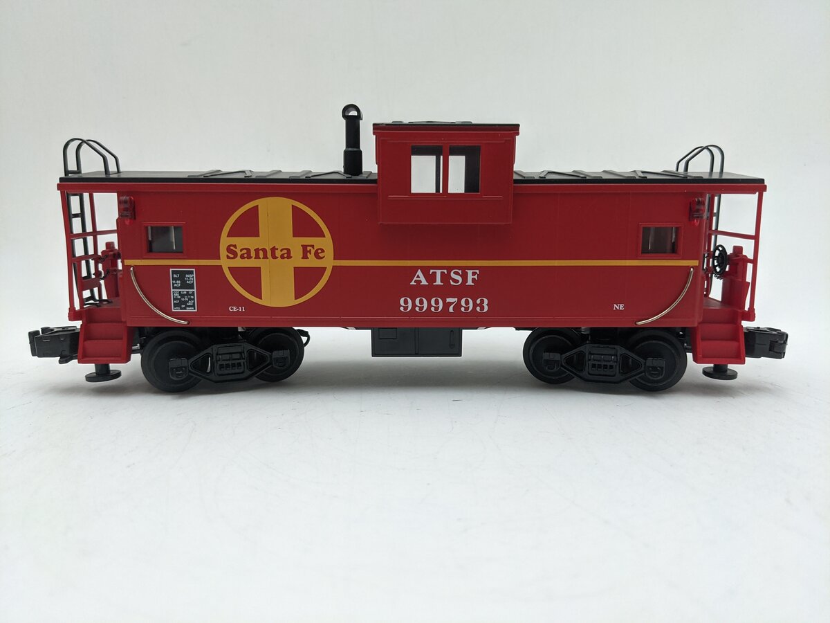MTH 20-9105 O Gauge Santa Fe Extended Vision Caboose #999793 EX/Box