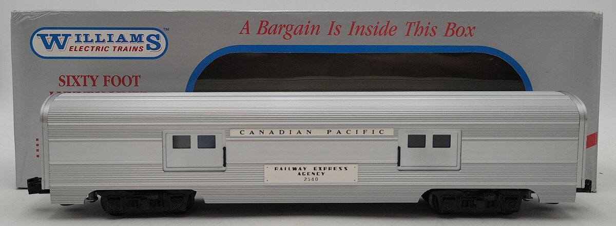 Williams O Scale Canadian Pacific REA Baggage Car #2540 LN/Box