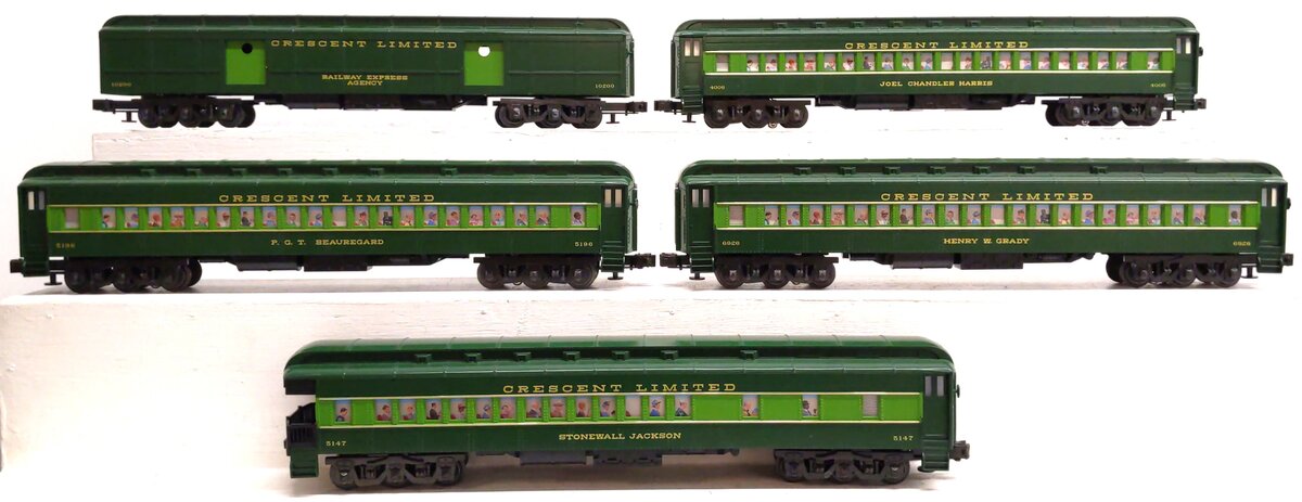 Williams 2404 O Scale Southern Crescent Madison 5 Car Set LN/Box