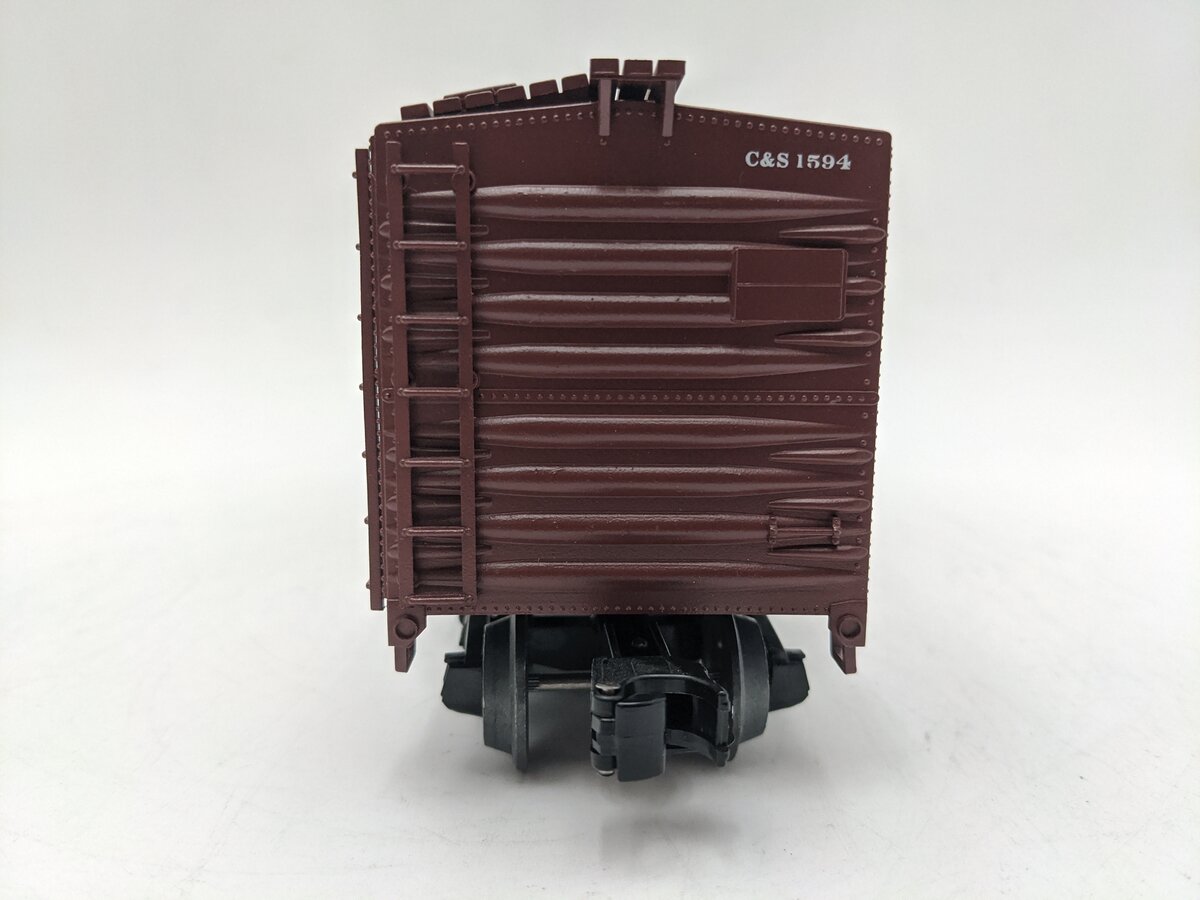 Weaver 1594 O C&S Burlington Route Steel Side Boxcar #1594 LN/Box