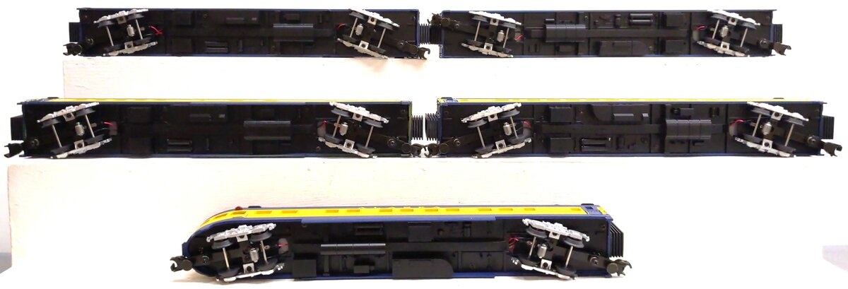 MTH 20-6518 O Alaska Railroad 70' Streamlined Passenger Car Set (Set of 5) LN/Box