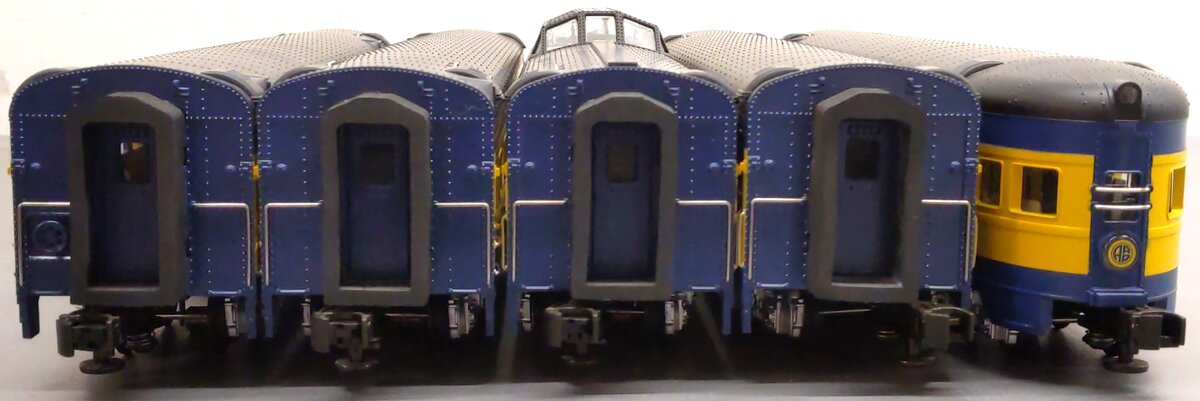 MTH 20-6518 O Alaska Railroad 70' Streamlined Passenger Car Set (Set of 5) LN/Box