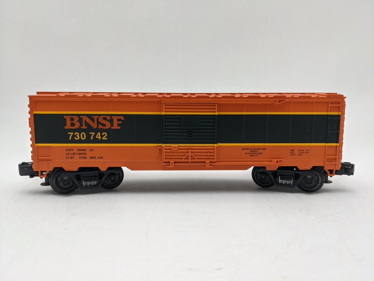 Industrial Rail 1007 O Gauge Burlington Northern & Santa Fe Boxcar #730742 EX/Box