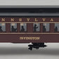 Williams 2622 O Gauge Pennsylvania Irvington Passenger Car LN