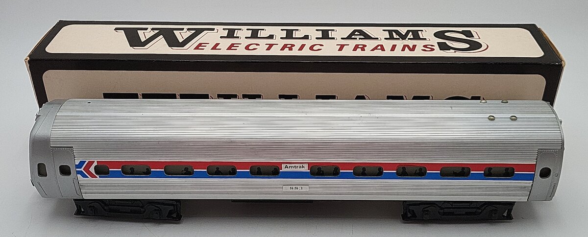 Williams 2883 O Gauge Amtrak 72' Streamlined Diner Car EX/Box