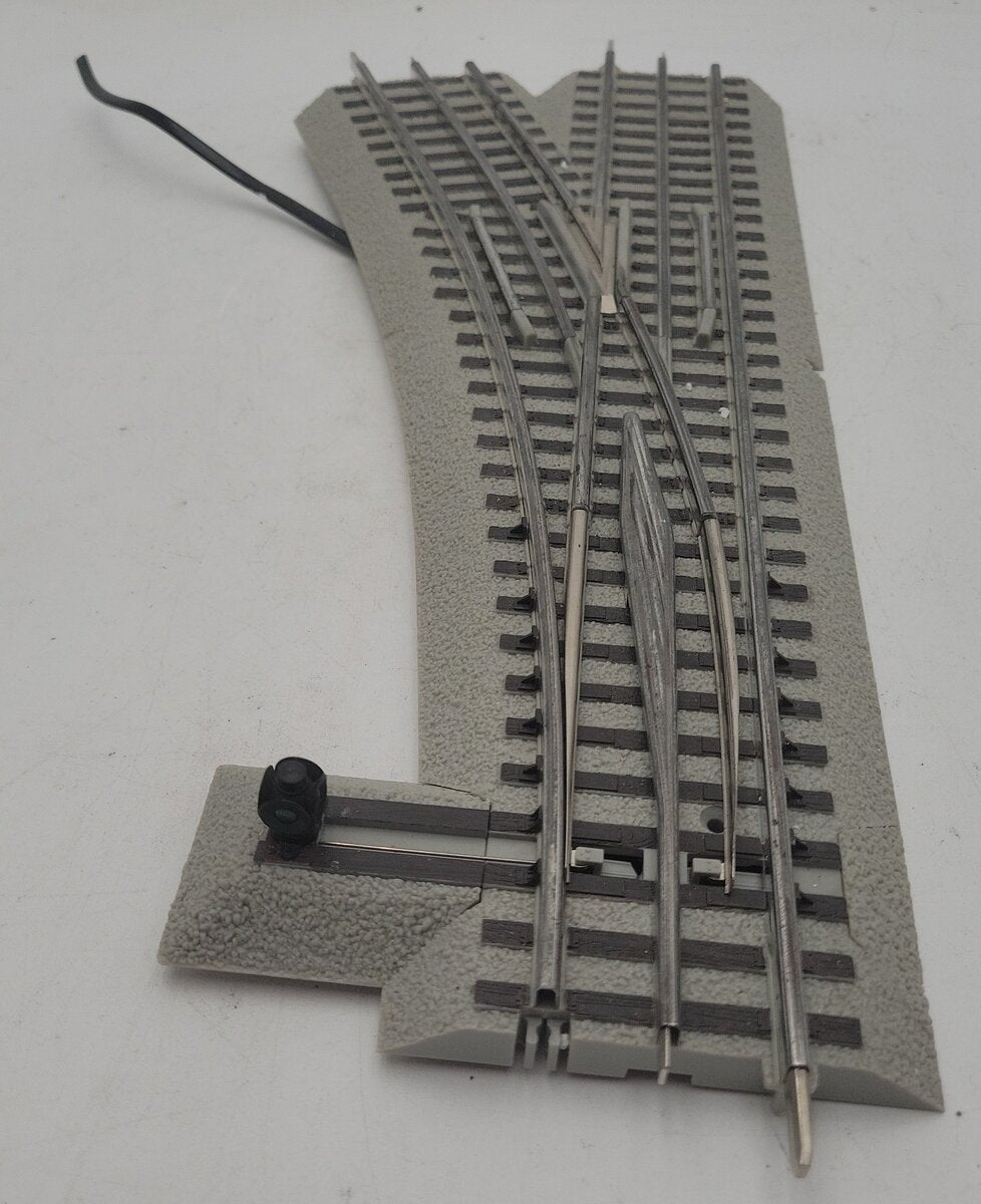 Lionel 6-12057 O O60 FasTrack Left Hand Remote Switch Turnout VG/Box