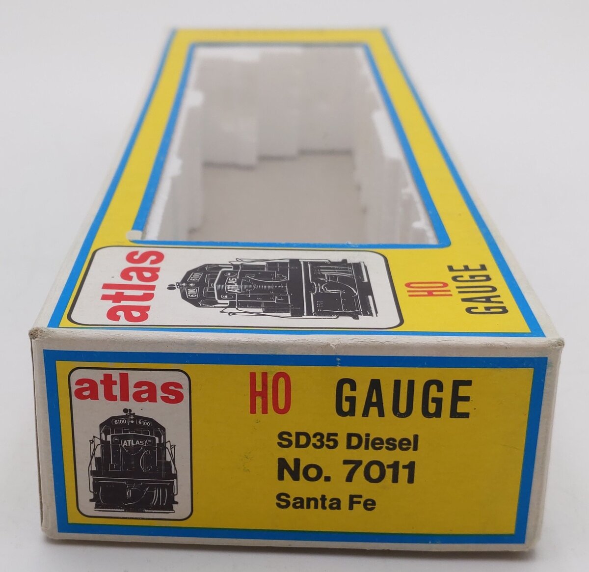 Atlas 7011 HO Scale Santa Fe SD35 Powered Diesel Locomotive #1001-DC VG/Box