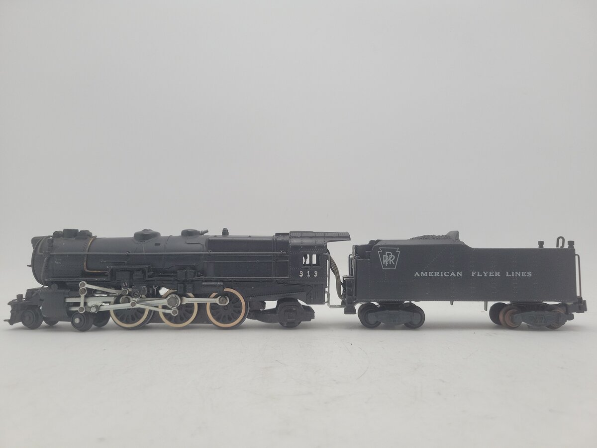 American Flyer 313 Vintage S Pennsylvania 4-6-2 Pacific Steam Loco & Tender VG