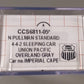 Centralia Car Shops CCS3811-05 N Union Pacific "Imperial Cape" 4-4-2 Sleeper Car LN/Box