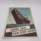 Loose Talk Can Cost Lives by Stevan Dohanos