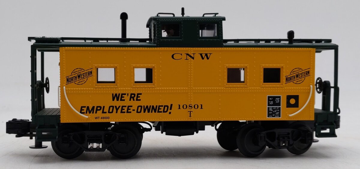 MTH 30-7727 O Gauge Chicago Northwestern Steel Caboose #10801 LN/Box