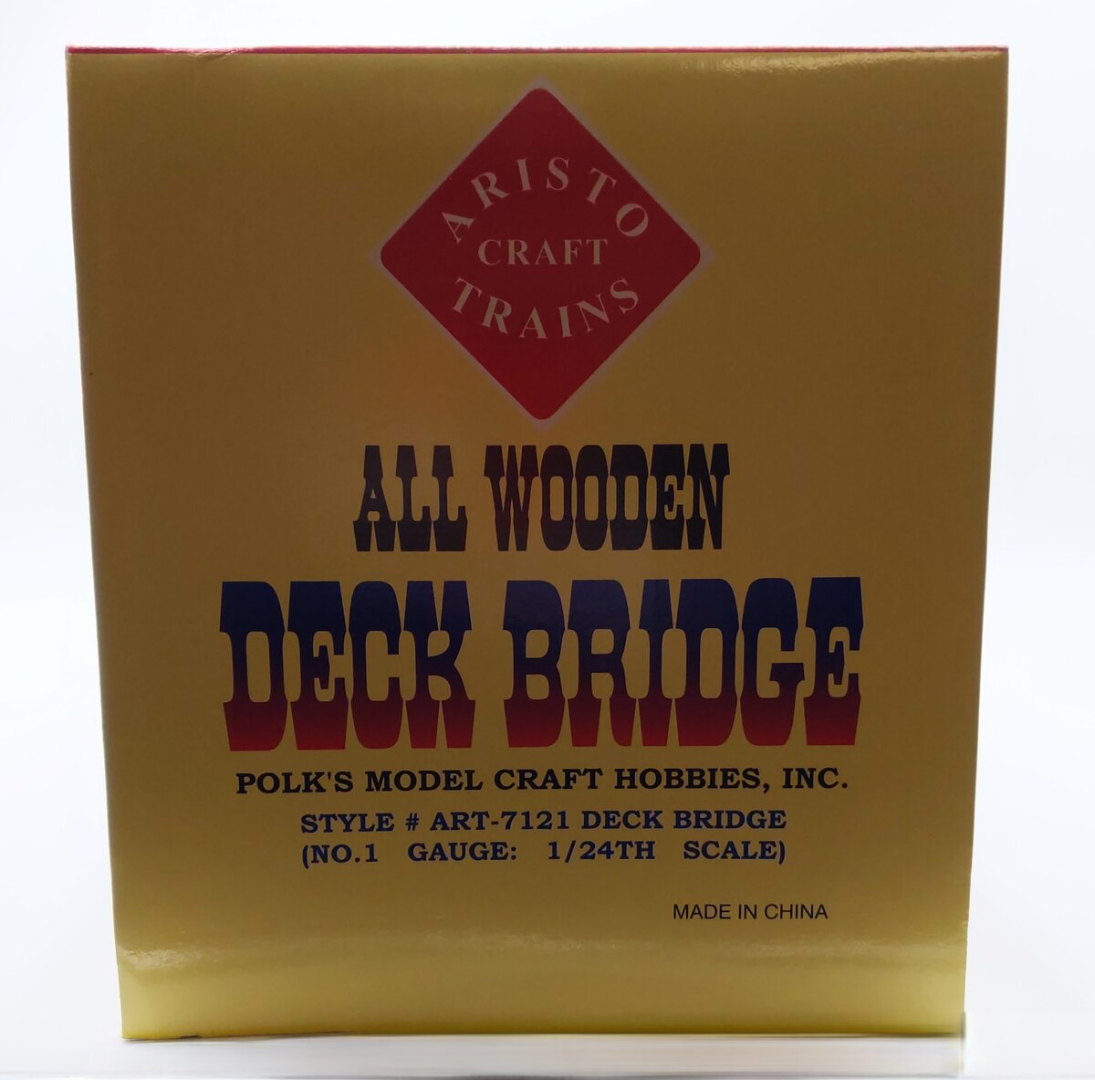 Aristo-Craft 7121 Wooden Deck Bridge EX/Box