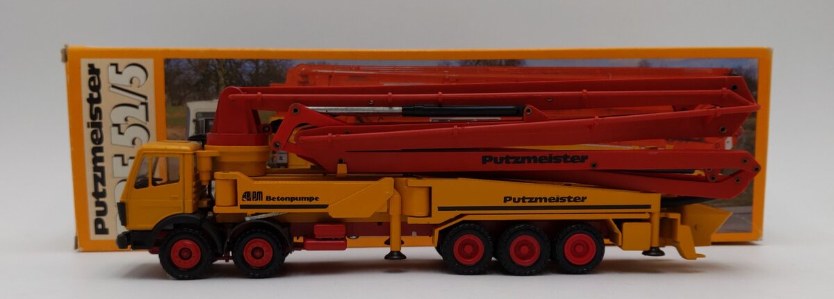 Conrad 1:50 Scale Diecast Mercedes-Benz Putzmeister BRF 52/5 Concrete Pump Truck EX/Box