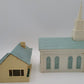 Plasticville O Scale Assorted Plastic Buildings [2] VG