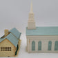 Plasticville O Scale Assorted Plastic Buildings [2] VG