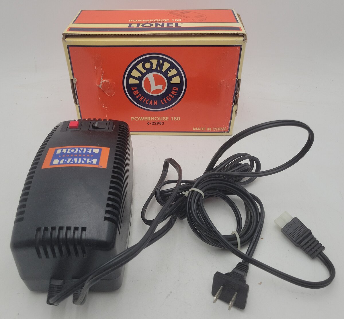 Lionel 6-22983 O 180 Watt Powerhouse Power Supply EX/Box