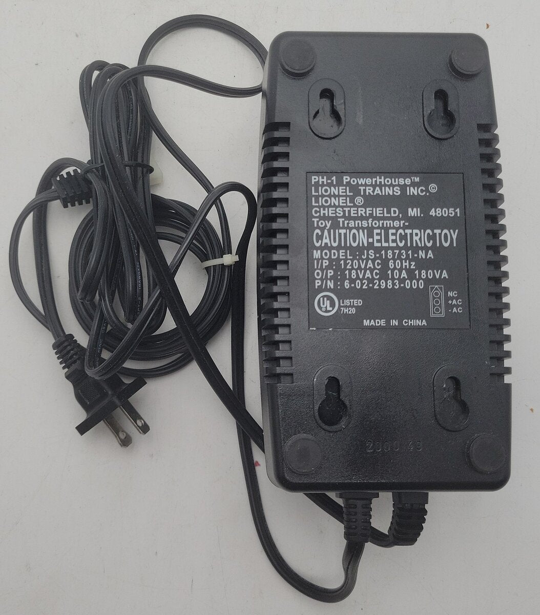 Lionel 6-22983 O 180 Watt Powerhouse Power Supply EX/Box