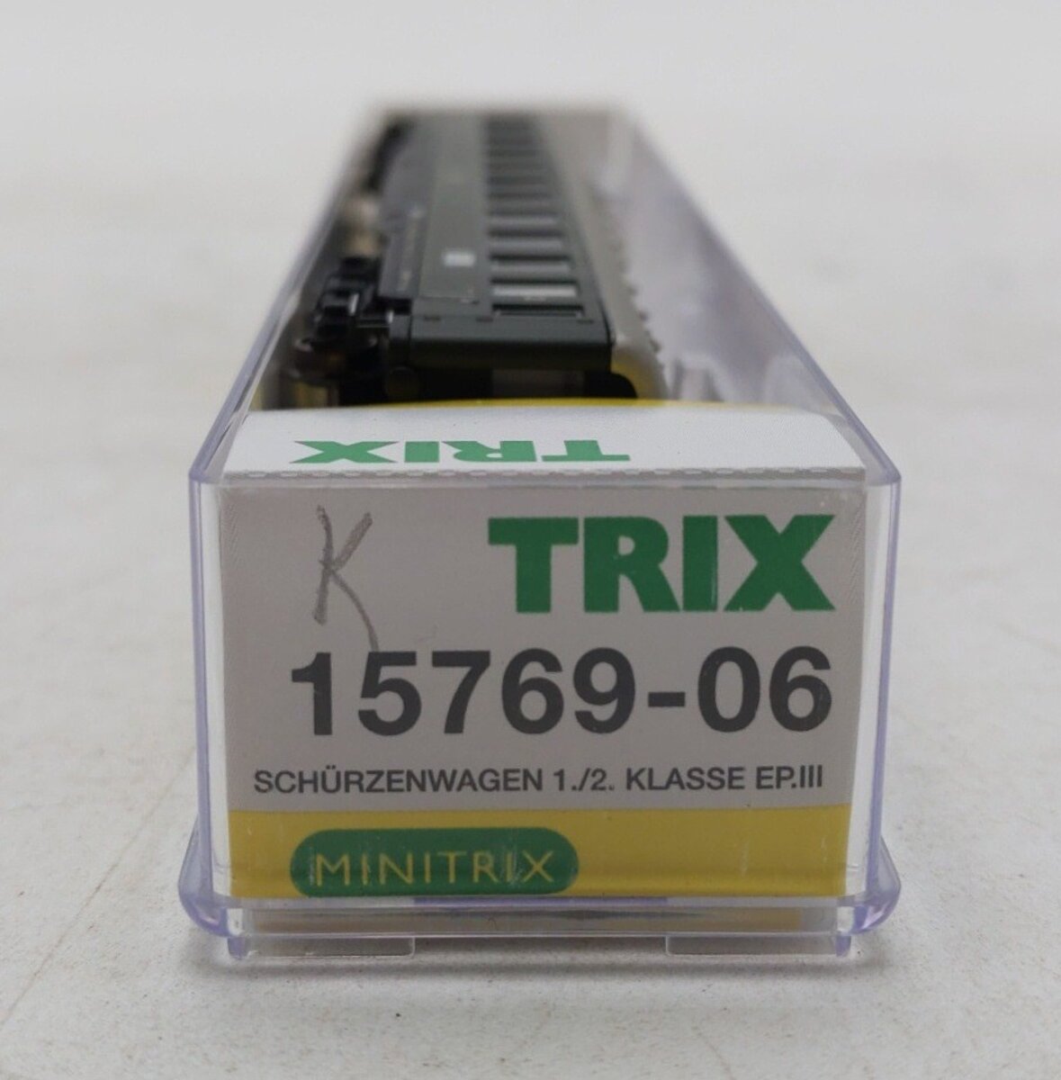 Trix 15769-06 N Scale DB Schurzwagen 1./2 Klasse EP.III Passenger Car #17510 LN/Box
