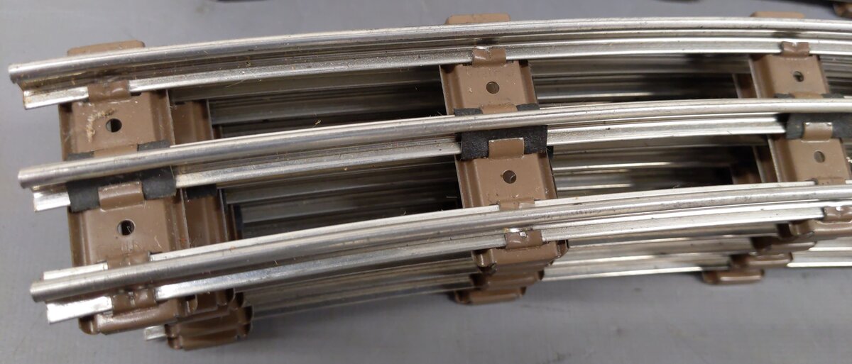K-Line K-0322 O 72" Tubular Curved Track Sections (15) VG