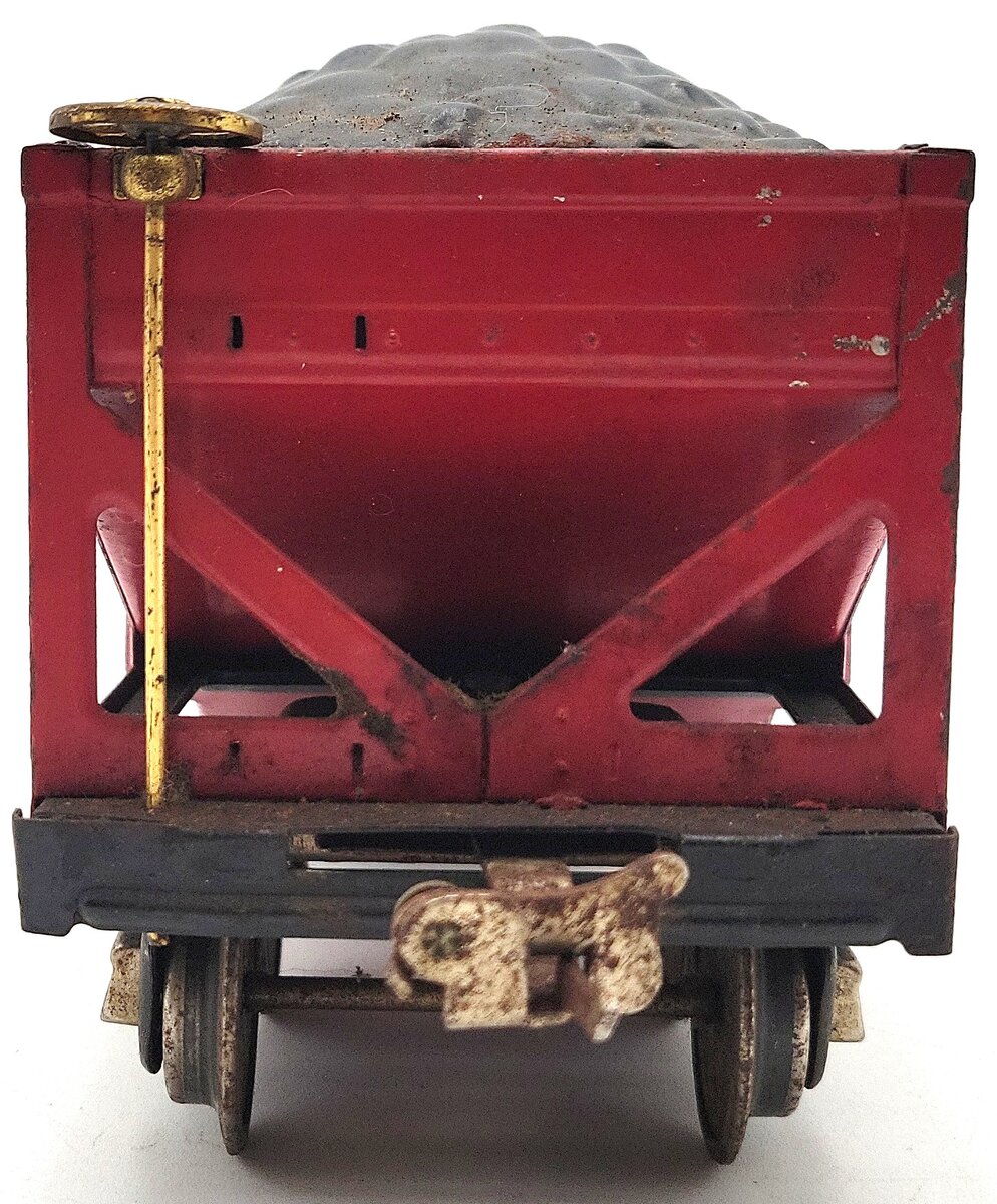 Lionel 516 Vintage Standard Gauge Lionel Lines 2-Bay Hopper with Coal