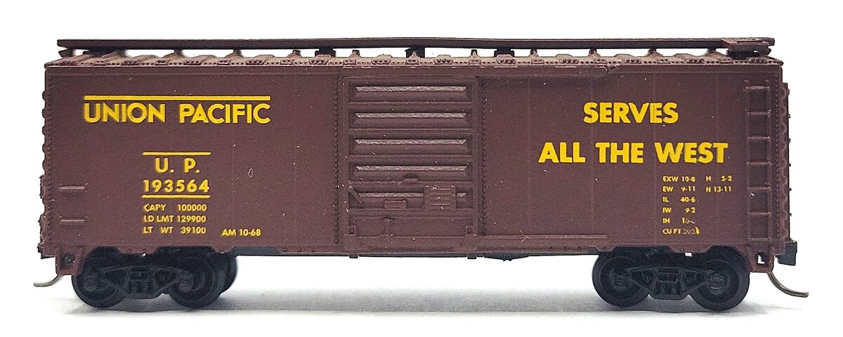 Atlas 3420 N Scale Union Pacific 40' Boxcar #193564 LN/Box