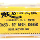 Atlas 3653 N Scale Burlington Northern 50' Reefer #5198 LN/Box