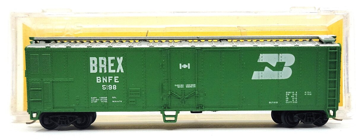 Atlas 3653 N Scale Burlington Northern 50' Reefer #5198 LN/Box