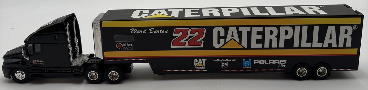 Racing Champions 76122 1:64 Ward Burton #22 Caterpillar Racing Transporter EX